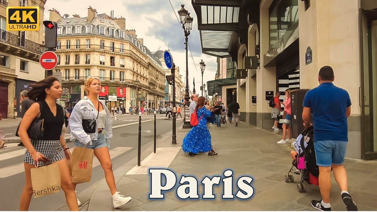 Paris Walks, Summer in Paris, July 26, 2022 - 4K UHD