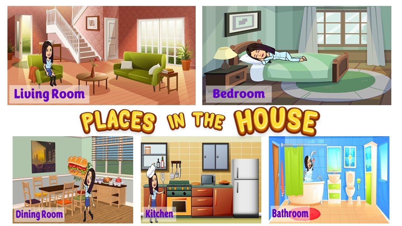 Places in the House | Kindergarten | English | Teacher Beth Class TV
