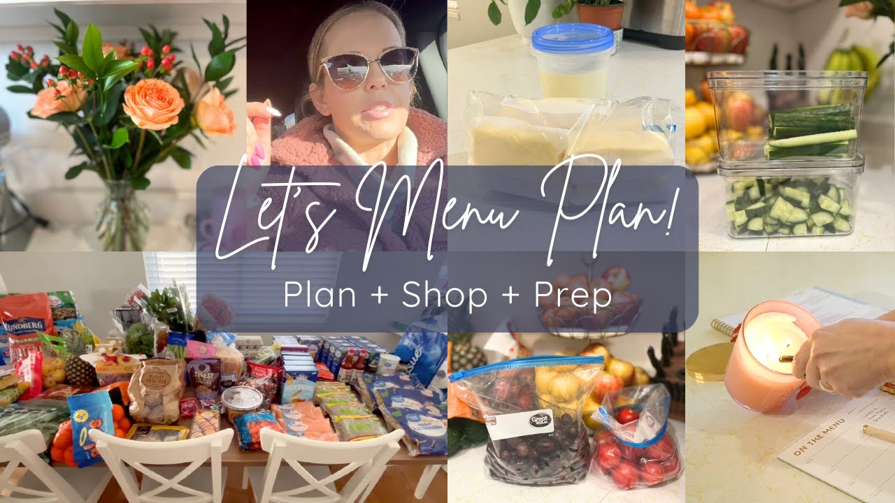 HOW TO MEAL PLAN MEALS  EFFICIENTLY / MAKING BUTTER FOR THE 1ST TIME / GROCERY HAUL + FOOD PREP!!!