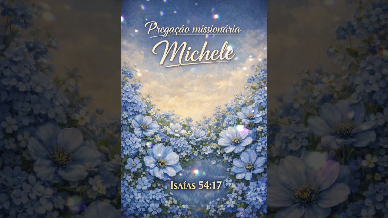 Pregação desta manhã -missionaria Michele palavra extremamente forte Isaías 54:17