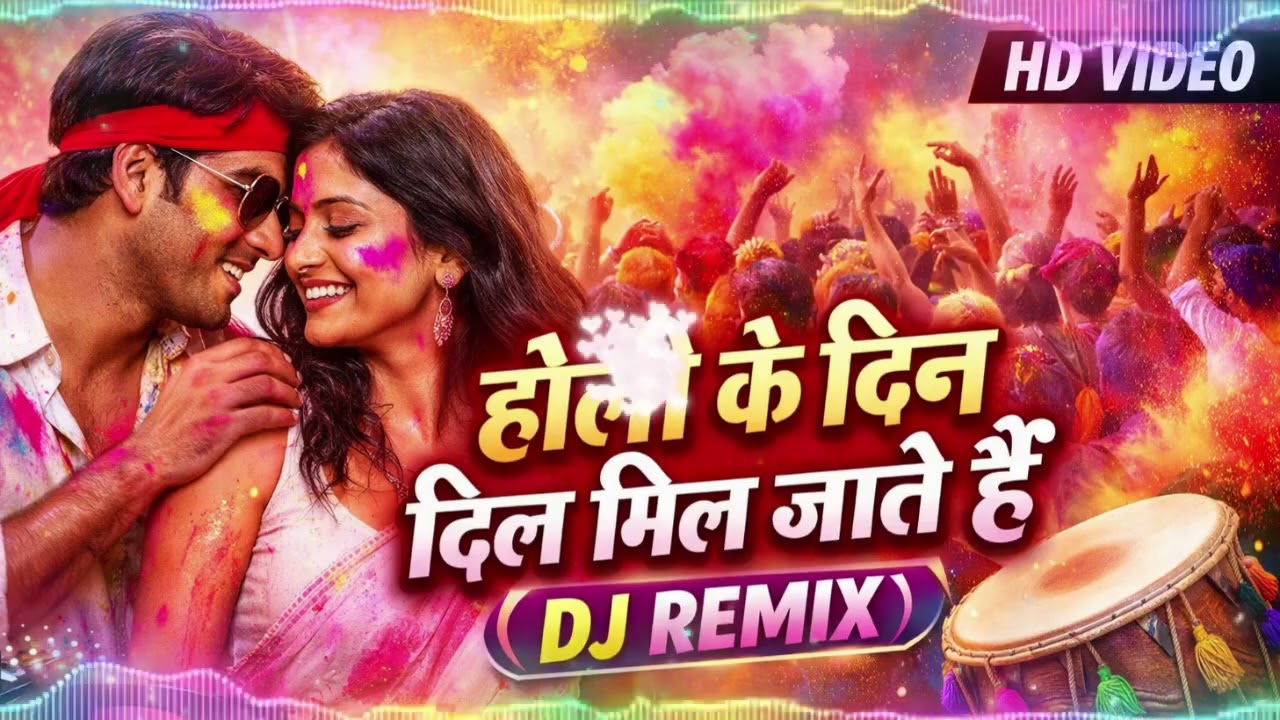 होली के दिन दिल मिल जाते हैं 💖 Holi DJ Remix Song 2026 | 80s Bollywood Style Holi Dance Song