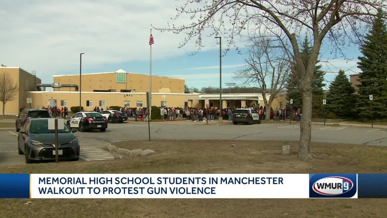 Memorial High students walk out to protest gun violence