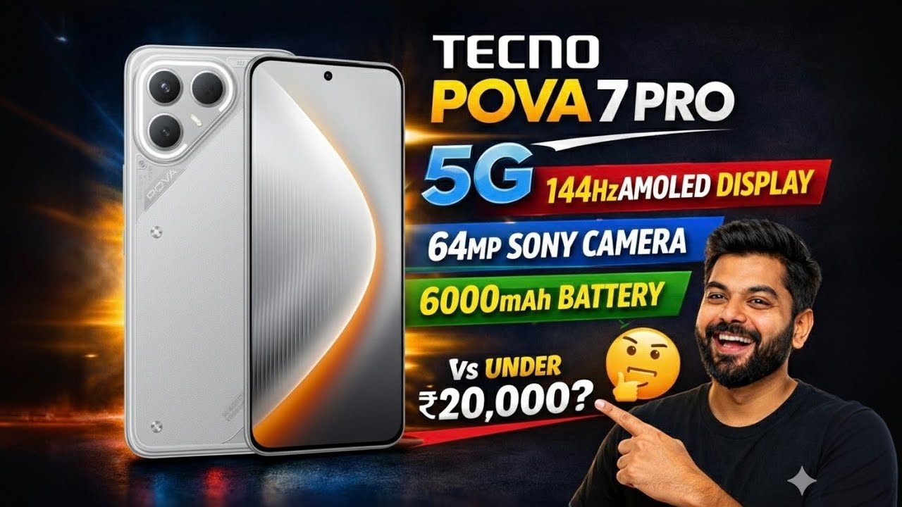 🔥 Tecno Pova 7 Pro 5G – Full Specifications, Features & Price in India 🔥