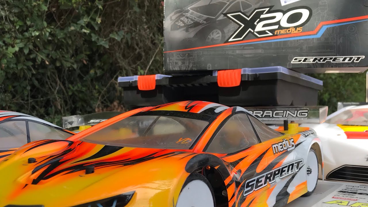 SERPENT X20 MEDIUS 1/10eme PISTE Brushless 2S CORALLY LIPO 8000 mAh