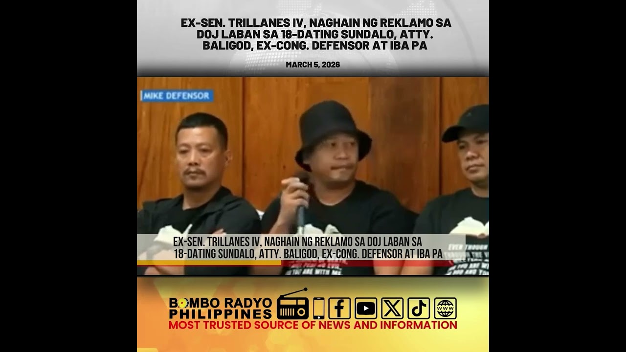 Trillanes, naghain laban sa 18-dating sundalo, Atty. Baligod, ex-Cong. Defensor at iba pa