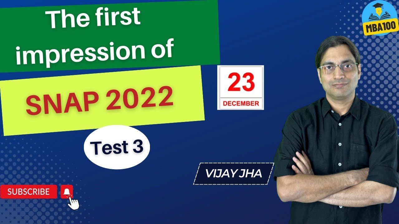 SNAP 2022 slot 3 analysis | First Impression | SNAP 2022 Expected Cutoffs | Dec 23 #snap2022