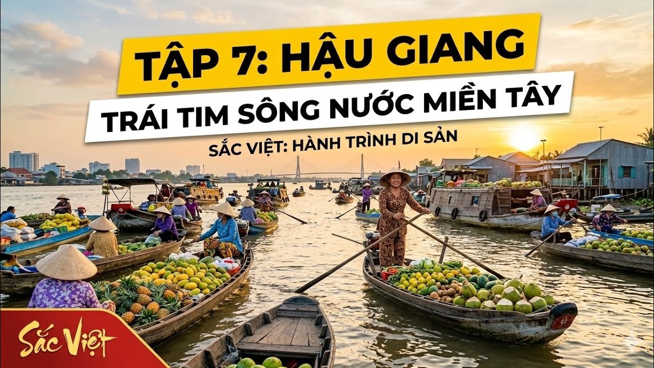 HẬU GIANG - TRÁI TIM  SÔNG NƯỚC MIỀN TÂY | HÀNH TRÌNH KHÁM PHÁ  63 TTỈNH THÀNH - TẬP 7