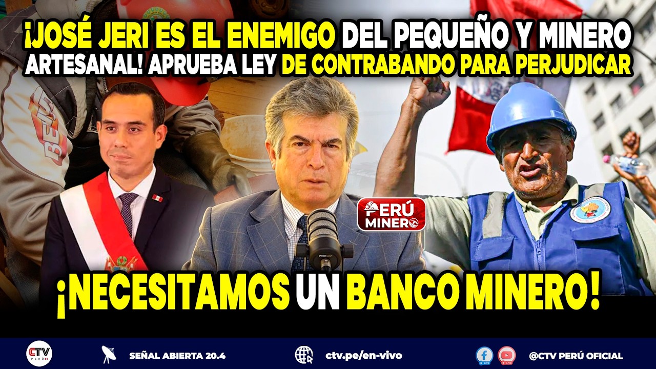 PERÚ MINERO con Carlos Mejía en vivo por #CTVPerú