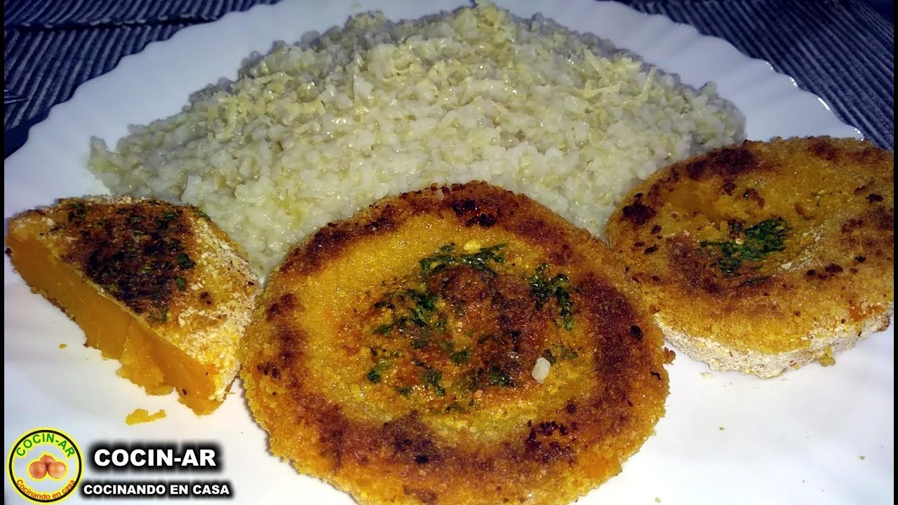 Milanesas de zapallo al horno, @COCIN-AR