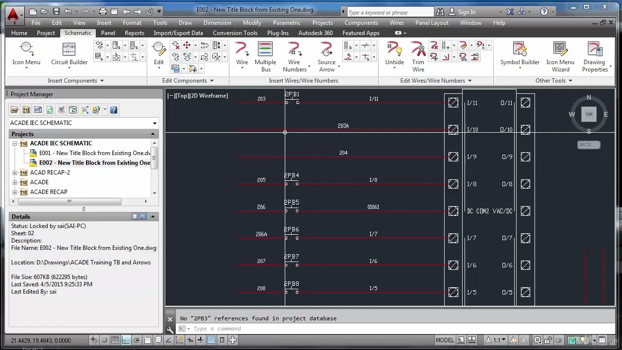 14. Recap 5  Components and Cross Referencing | AutoCAD Electrical Engineering