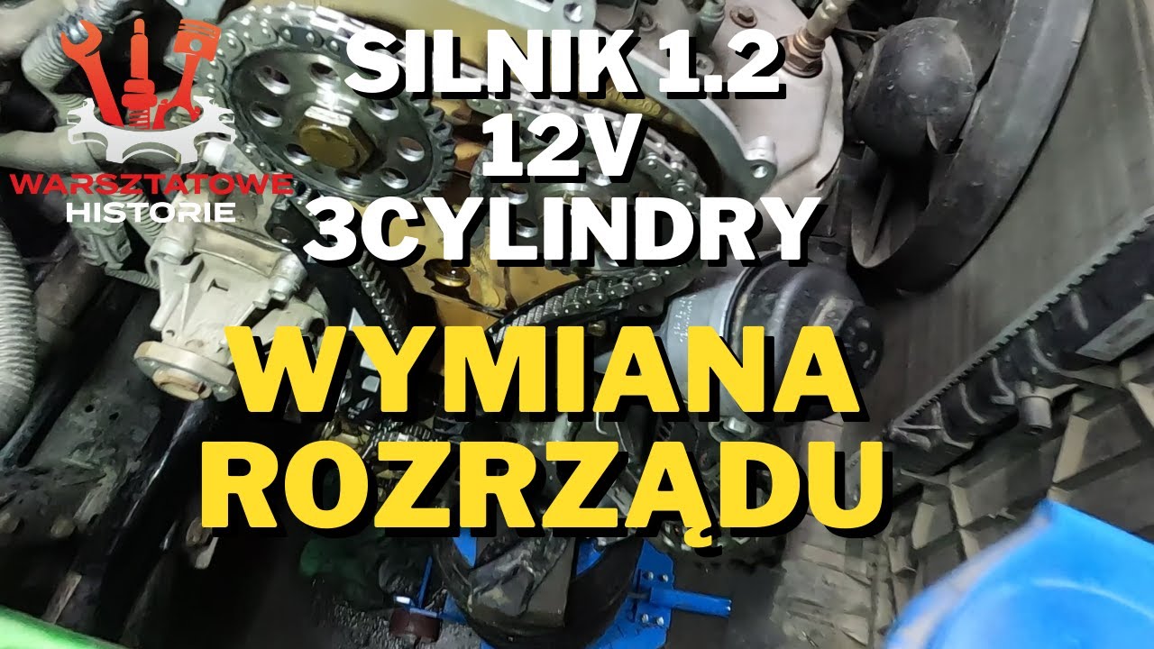 1.2 12v 60km kompleksowa wymiana rozrządu