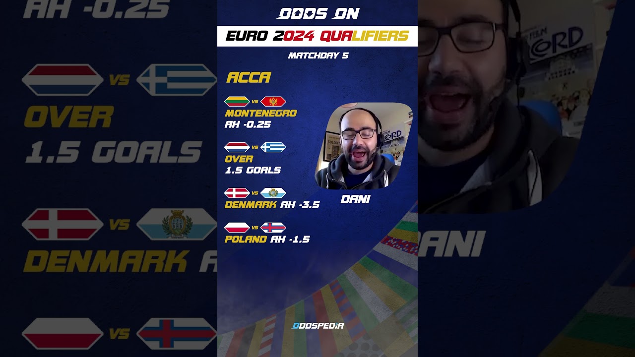 Dani's Euro 2024 Qualifiers Matchday 5 ACCA 🤑 Free Football Betting Tips & Predictions