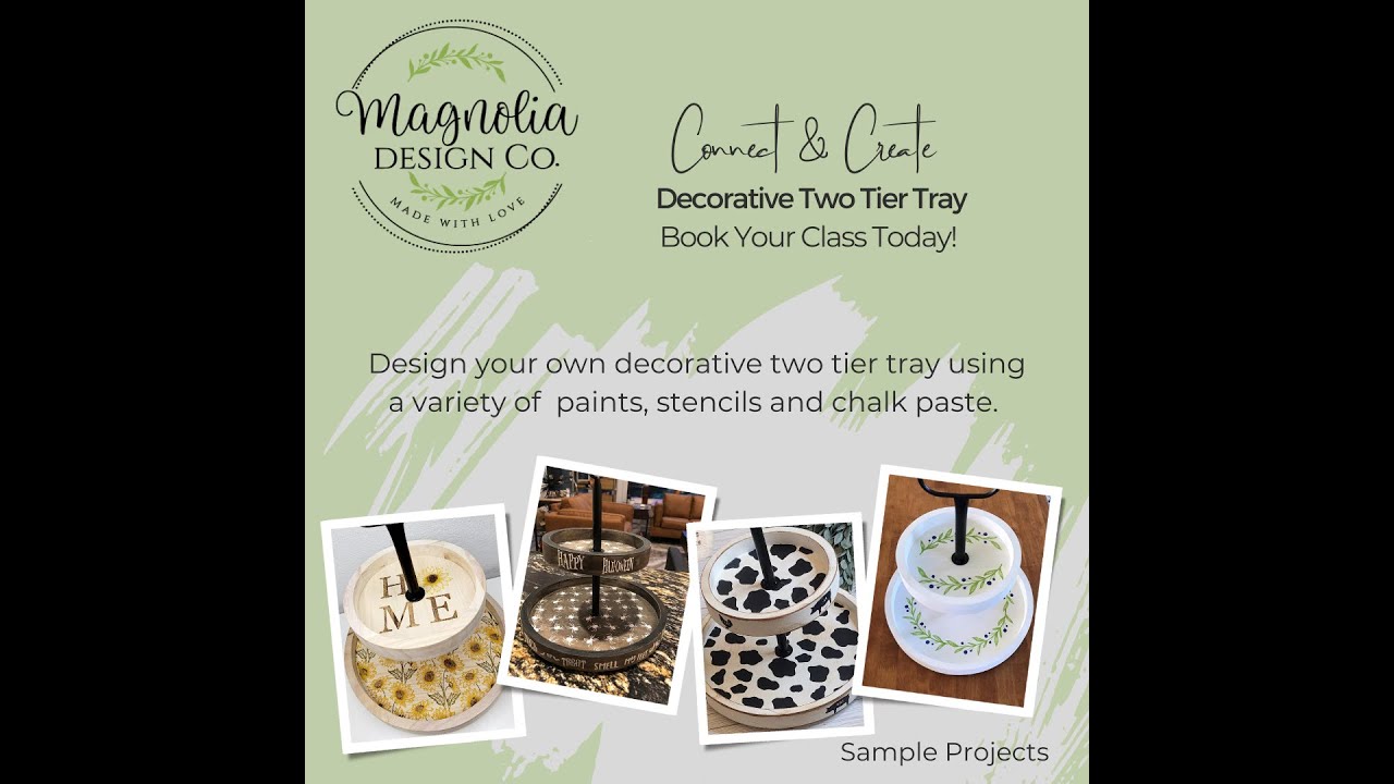 Decorative Two Tier Trays