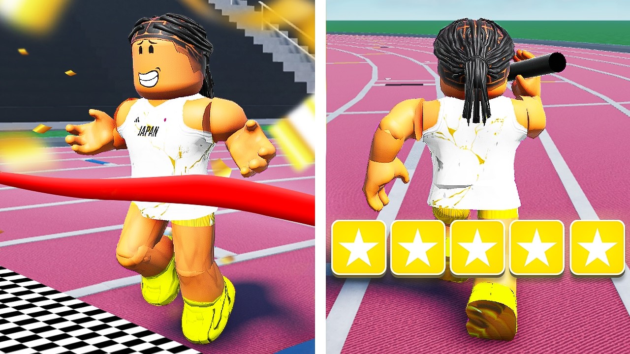 I Became a TOP RANKED Track Star in Roblox Track & Field..