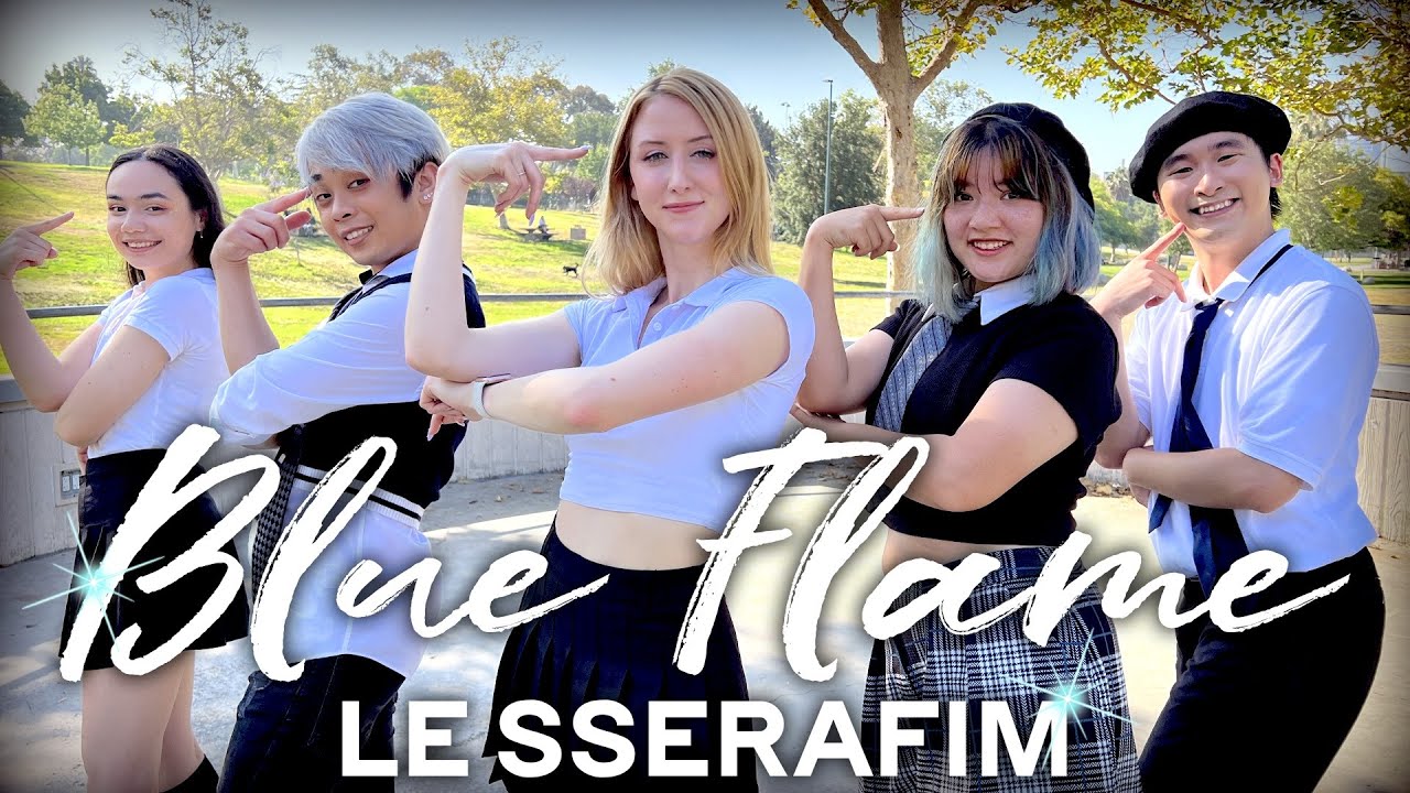 [NEVR] LE SSERAFIM(르세라핌) - BLUE FLAME - KPOP DANCE COVER IN PUBLIC