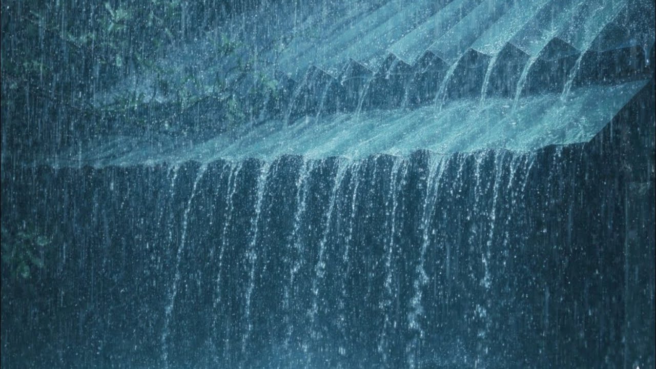 Heavy Rain on Metal Roof 🌧️ Intense Rain Sounds for Deep Sleep, Relaxation & Stress Relief