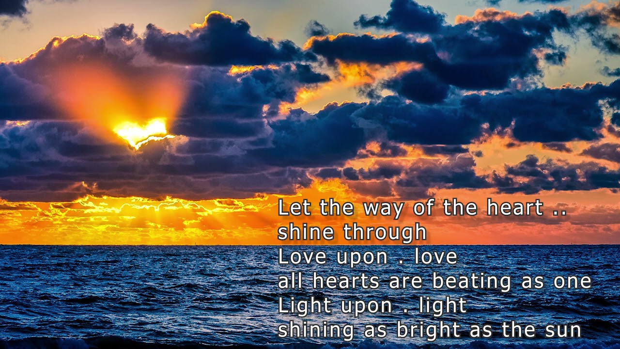 20. Wochenlied - Let the way of the heart shine through - Lied zum Mitsingen (W12/2021)