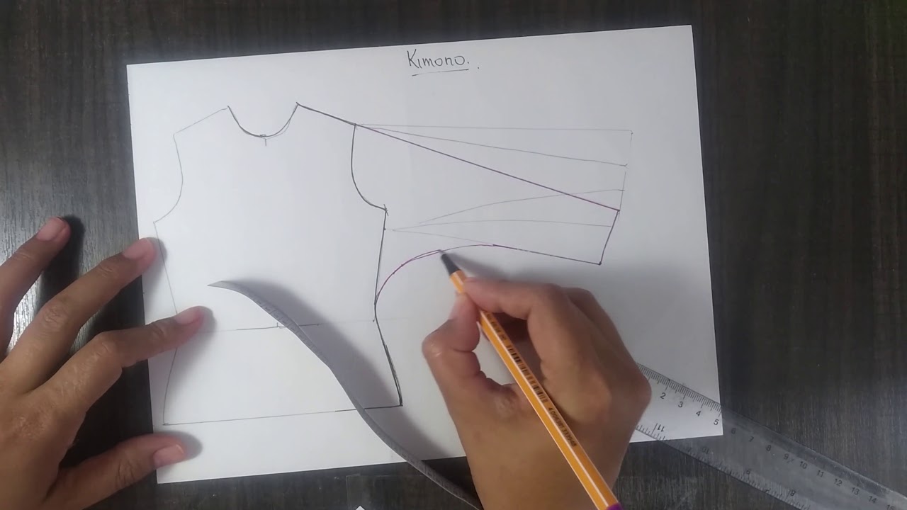 OTROS TIPOS DE MANGA - KIMONO - PATRONAJE - PAULA CASTAÑEDA
