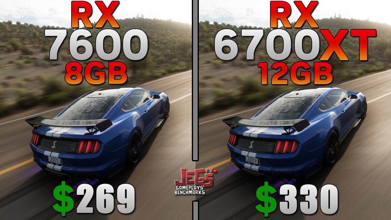 RX 7600 против RX 6700 XT — протестировано в 15 играх