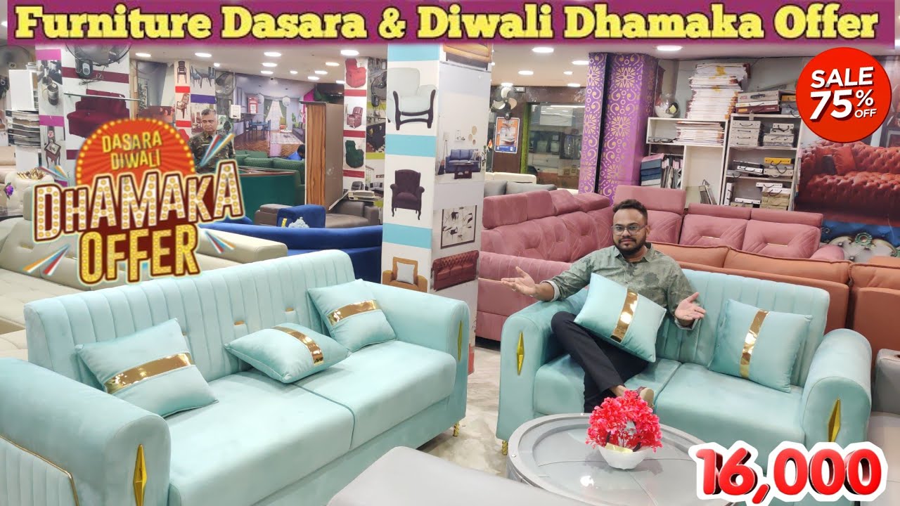 Hyderabad Furniture Weekend Sales 85% OFF on Sofa Set Cot Dinning Table MS Furniture #nayatrenz