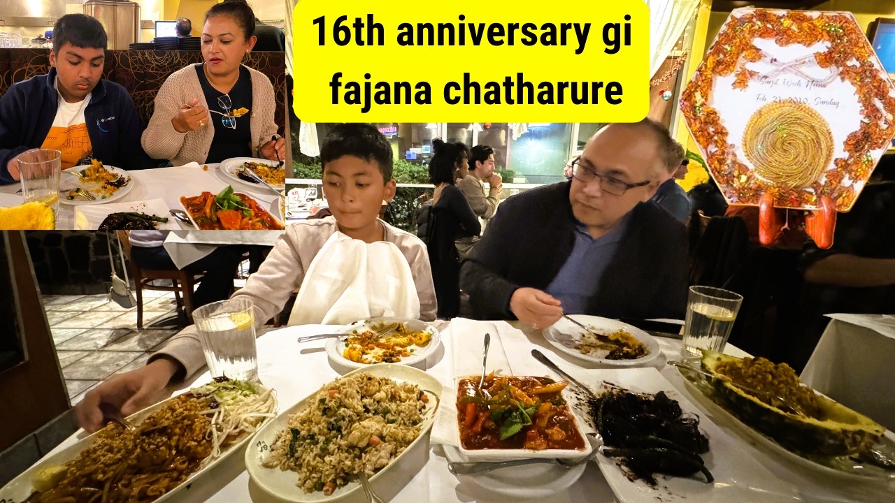 16th wedding anniversary, fajana chatharure 😋😋😋