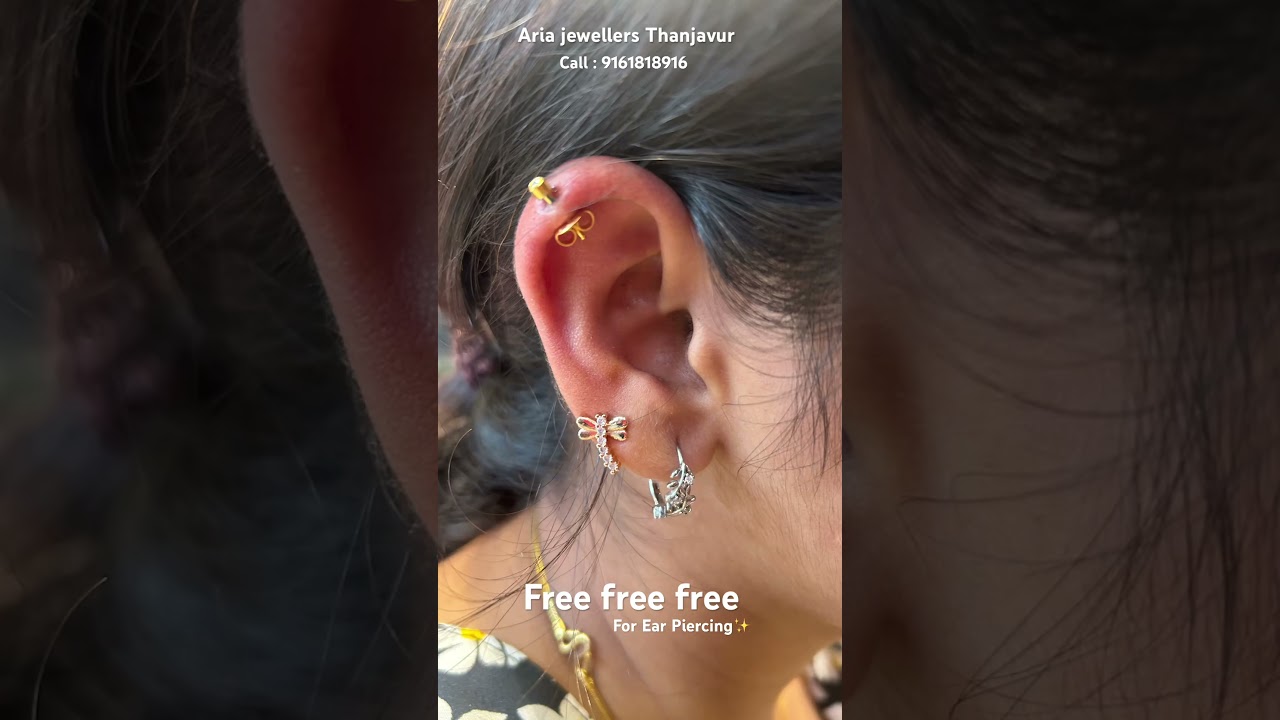 ✨ Get your Koppu ear piercing at Aria Jewellers!