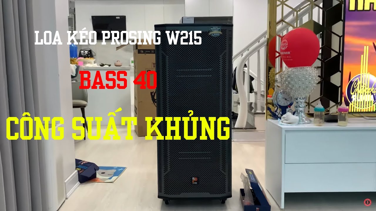 Giao Loa k&eacute;o Prosing W215 cho anh Bảo tại H&agrave; Đ&ocirc;ng - Loa K&eacute;o Ho&agrave;ng Nam