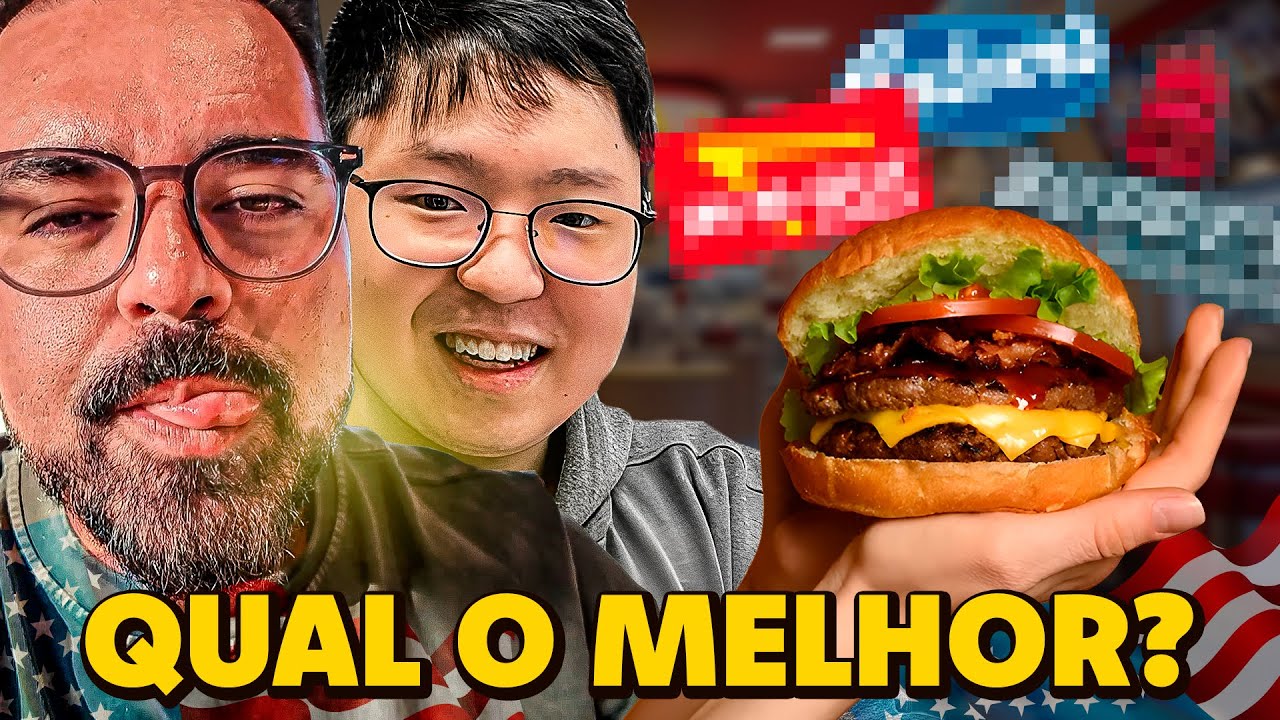 BT E LIMINHA PROVARAM QUAL O MELHOR FAST FOOD DOS ESTADOS UNIDOS!