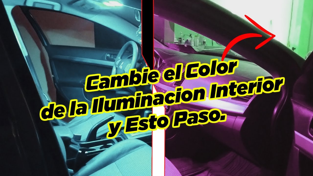 ¿Cómo Cambiar el Color de la Iluminación (Interior, Cajuela y Placa) en el Lancer?