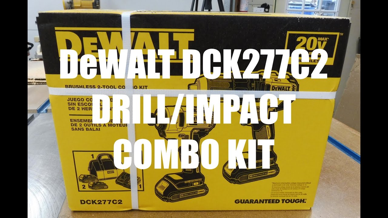 КОМПЛЕКТ DEWALT DCK277C2 COMBO и что вы получаете