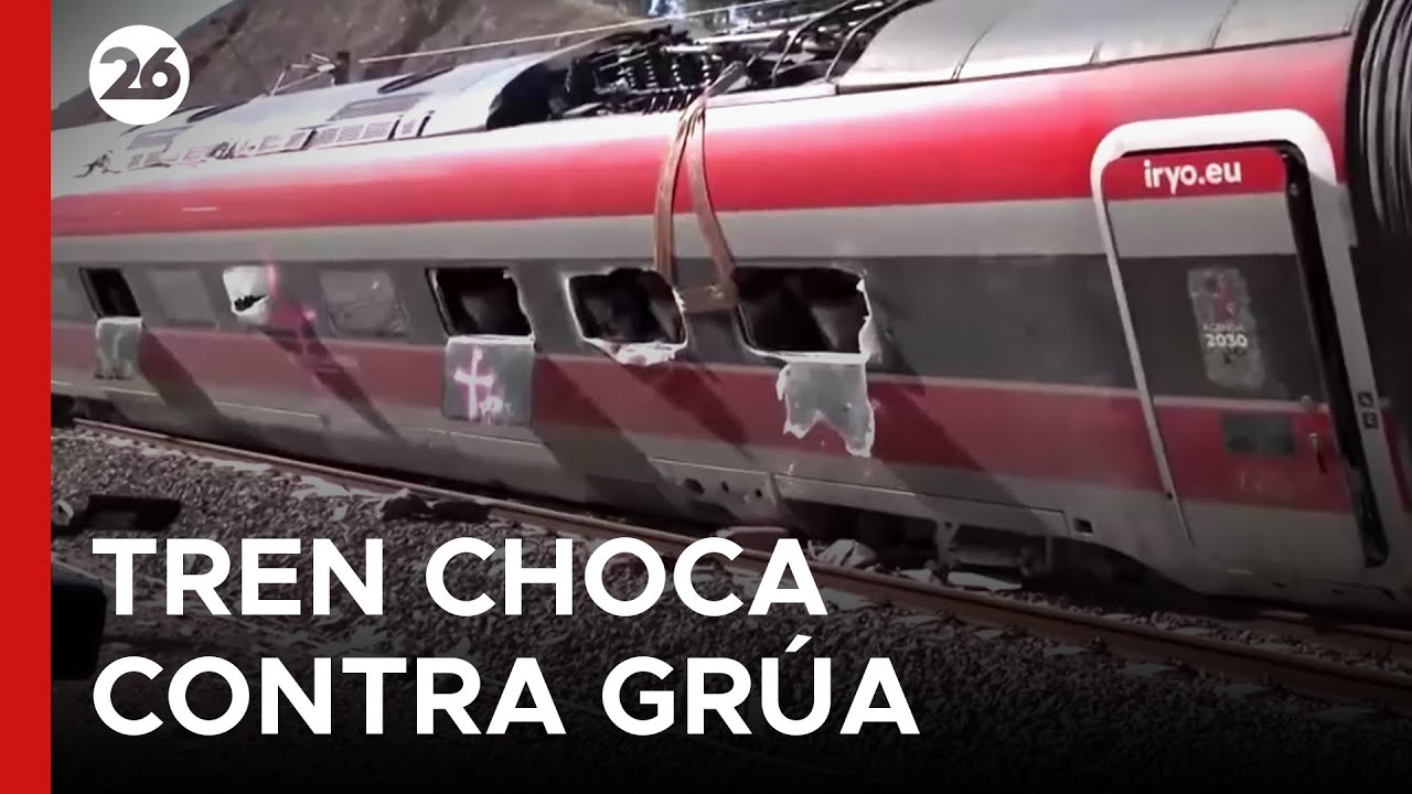 🚨 NUEVO ACCIDENTE FERROVIARIO EN LA GESTI&Oacute;N DE S&Aacute;NCHEZ | Un tren choc&oacute; contra una gr&uacute;a