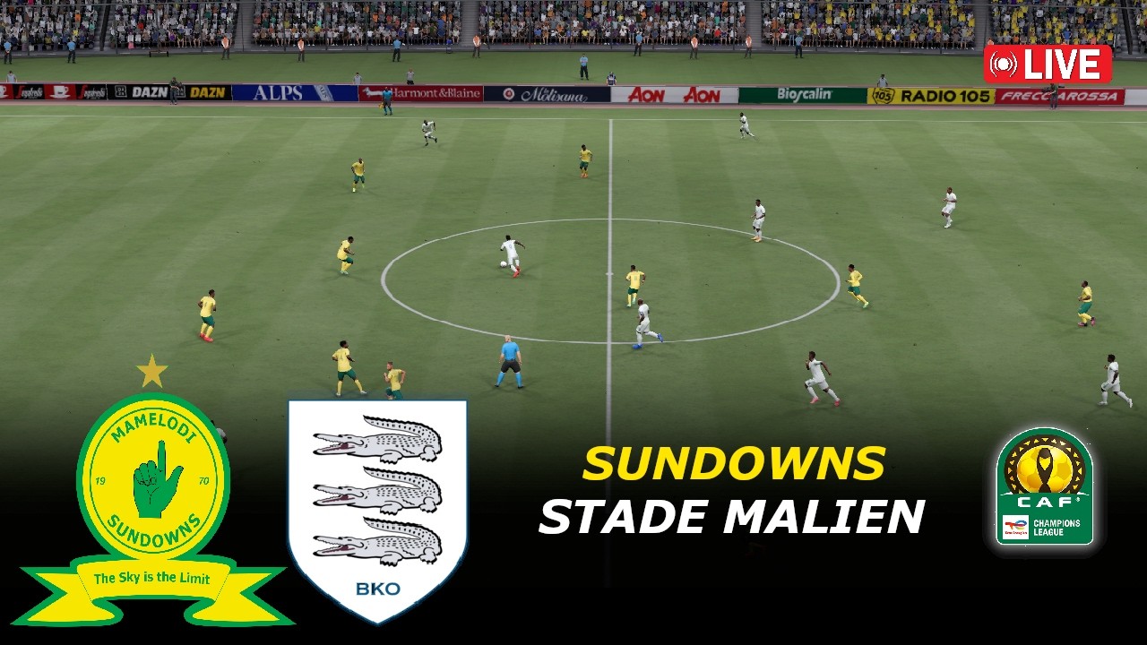 🔴Mamelodi Sundowns vs Stade Malien Live | CAF Champions League 2026 | eFootball PES 21 Simulation