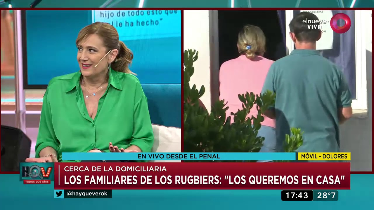 Llegan los familiares de los rugbiers tapados y encapuchados