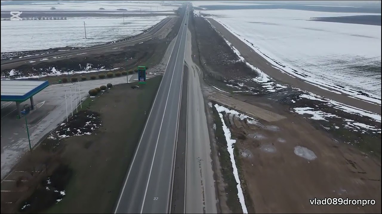 Brza saobraćajnica Irig-Ruma - dron video