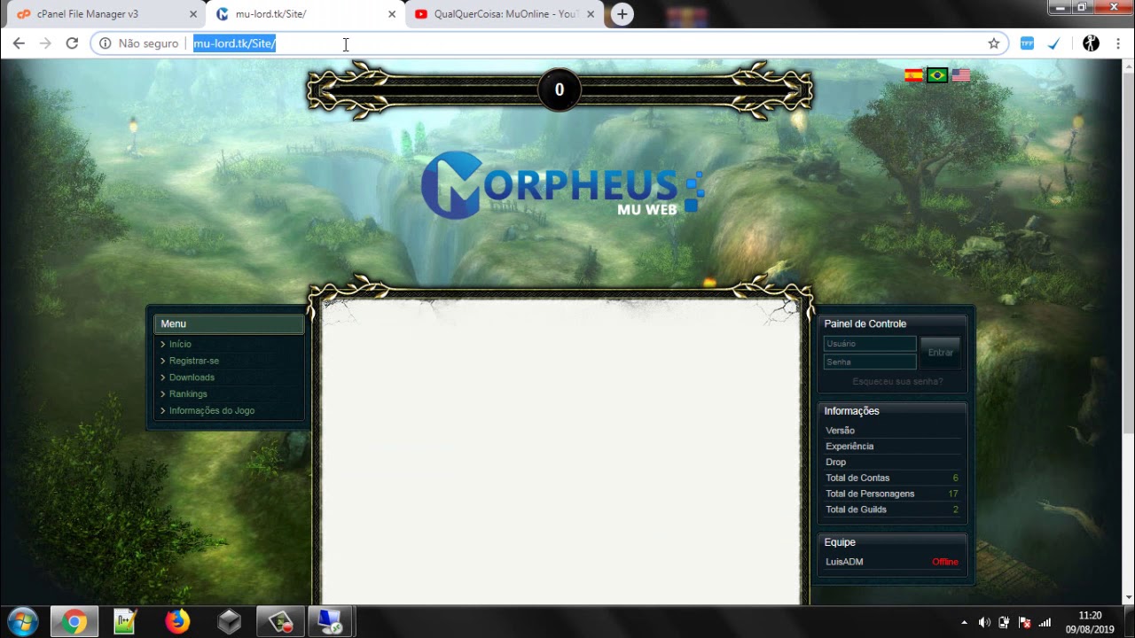 Instalando e Configurando Web Morpheus