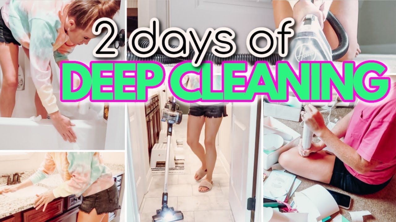 MEGA 2 DAY DEEP CLEAN WITH ME!  BEDROOM, BATHROOM, & OFFICE CLEAN