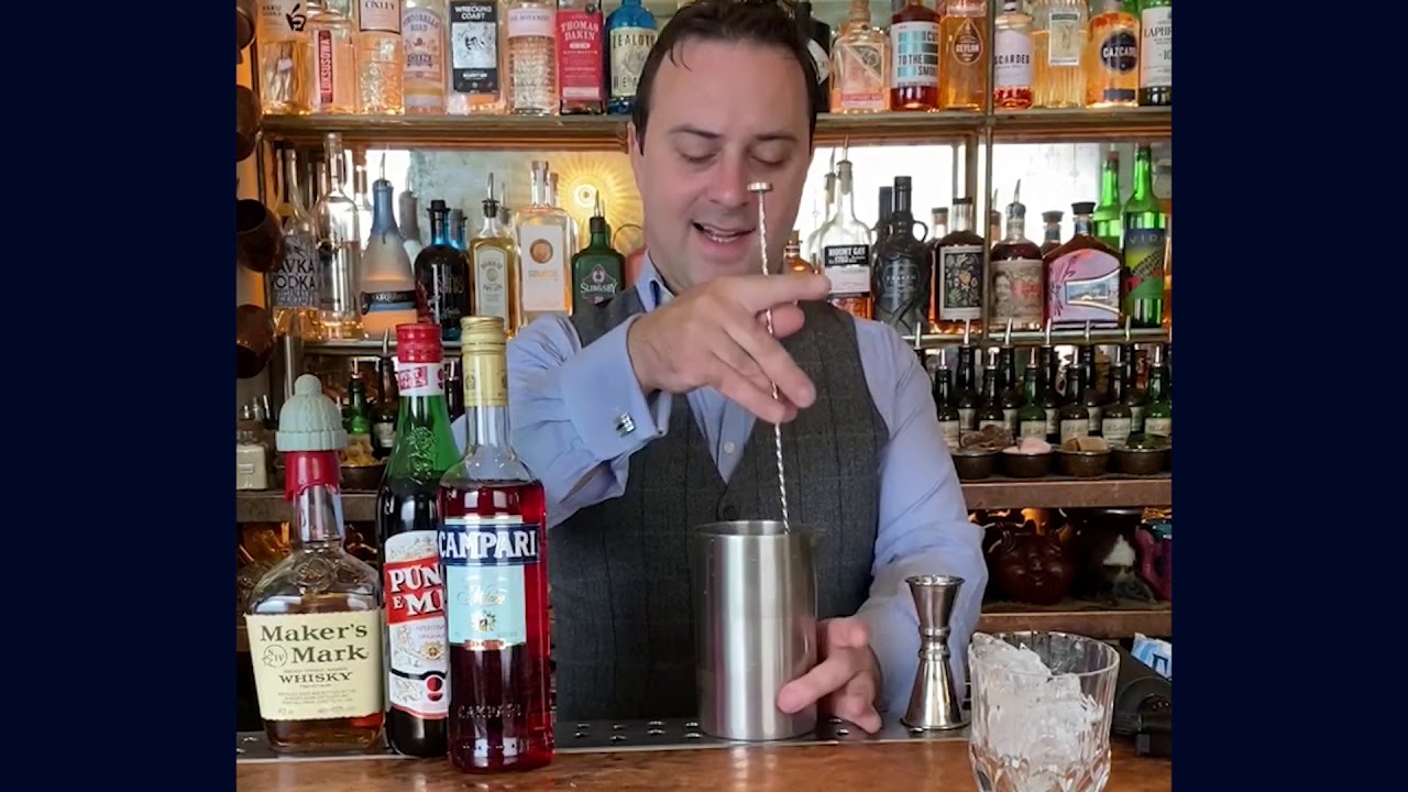 Boulevardier с Мариан Беке из The Gibson — Lockdown Cocktail Club