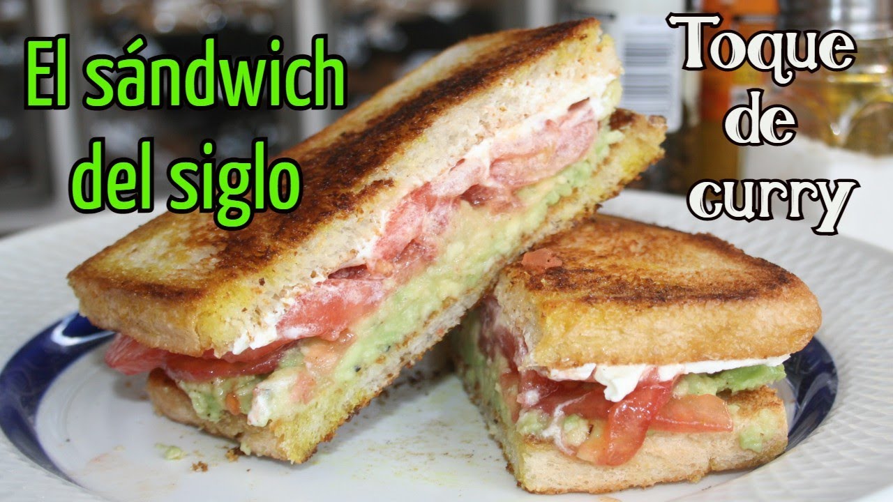 Sándwich de aguacate, te va a sorprender.