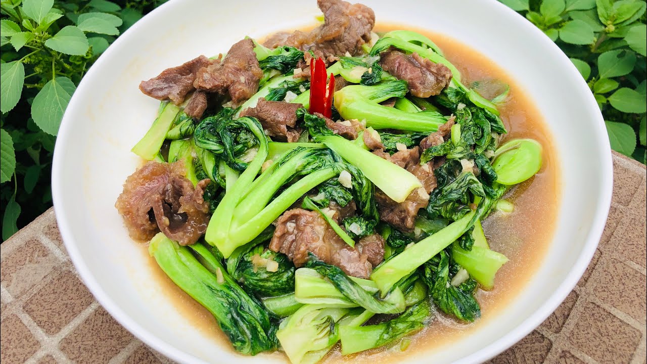 វិធី​ ឆាស្ពៃតឿឡប់សាច់គោ​ ដែលងាយៗ
