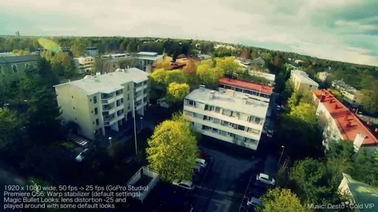 Etel&auml;-Haaga ilmakuvaa (DJI Phantom 1 + GoPro3)