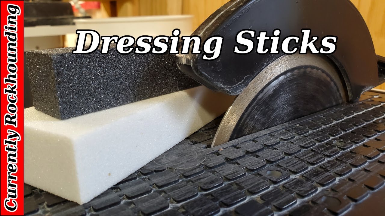 Do Dressing Sticks Work? // Testing Lapidary Saw Blade Sharpening Sticks