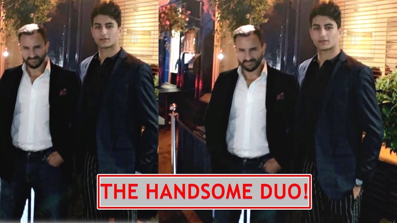 Ibrahim Ali Khan shares an amazing still with his 'old man' Saif Ali Khan