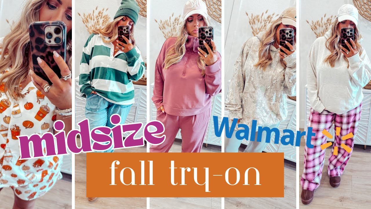 NEW FALL ARRIVALS | Walmart Midsize Try-On Haul 🍂 🐿️🍁
