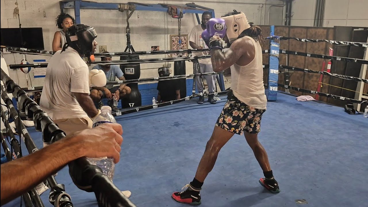 Superstar (white) vs Boomer (purple) | Sparring One 3-minute round | 6/19/25