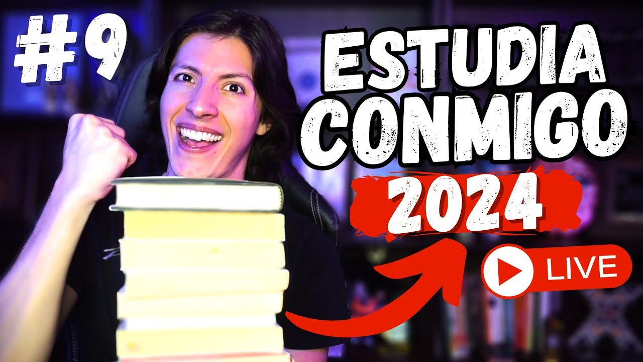 🧠 ESTUDIA CONMIGO 2024 - Parte 9 | Estudia en Vivo con Pablo Lomeli (2 Horas con Música)