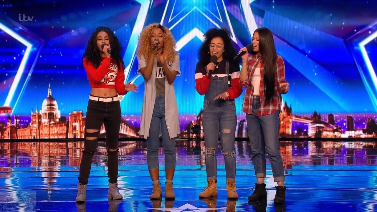 Britain's Got Talent 2017 The Miss Treats Girl Band Full Audition S11E03