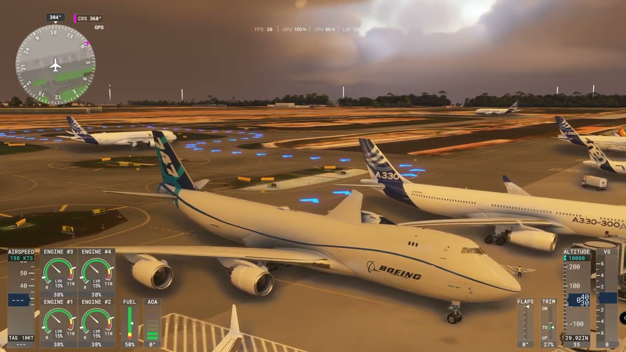 Boeing 747 Take Off & Landing