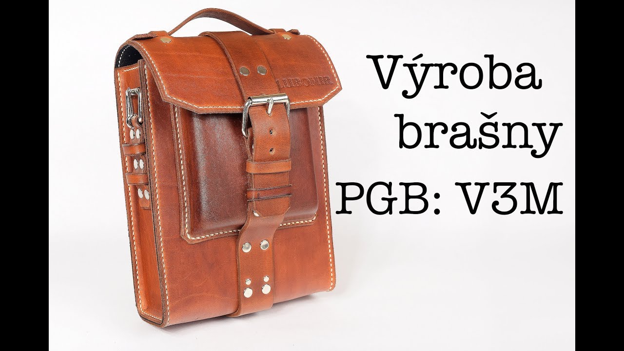 Výroba brašny V3M #1- tvarovanie častí - Brašnárstvo PGB
