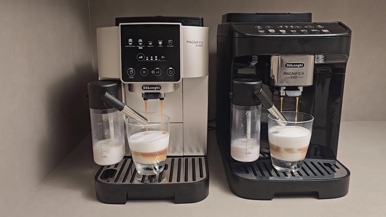DELONGHI MAGNIFICA START VS. MAGNIFICA EVO 😜🥊 Full Bean-to-Cup Comparison.