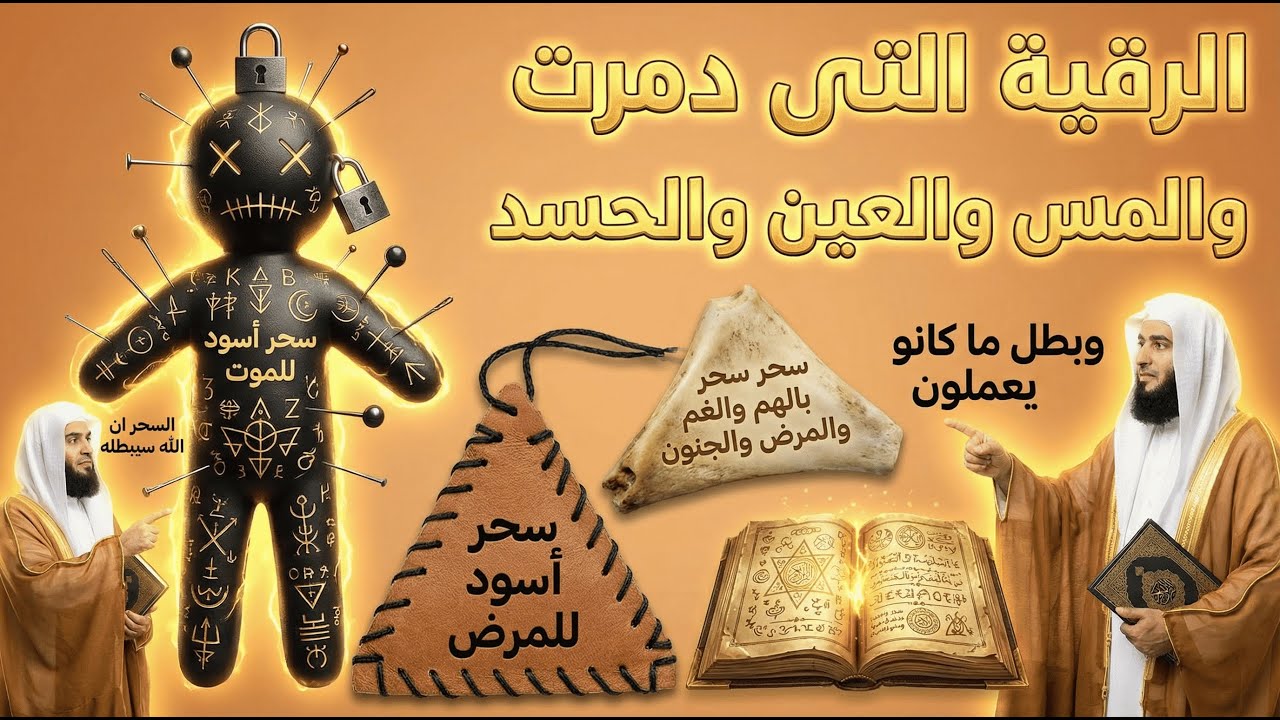 الرقية التى دمرت السحر والمس العين والحسد اقوى رقية شرعية شاملة لابطال السحر والعين وخروج الجن والمس
